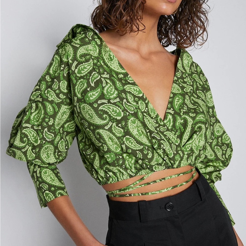 Scanlan Theodore Miss Cotton Paisley Top